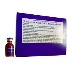 Флюоресцит Fluorescein Alcon 10% (Флуоресцеин натрия) р-р для ин. 100мг/мл 5мл №1 в Твери и области фото
