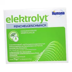 Хумана электролит (Humana) 6.25г фенхель 12шт в Твери и области фото