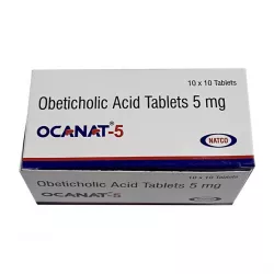 Окалива генерик (Ocanat / Ocabest - 5) :: Обетихолевая кислота 5мг табл. №100 в Твери и области фото