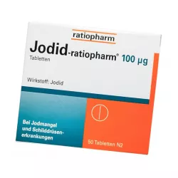 Йодид Ратиофарм (Калия Йодид) ГЕРМАНИЯ Ratiopharm 100мкг таб. №50 в Твери и области фото