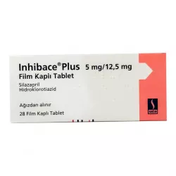 Инхибейс ПЛЮС (Inhibace Plus) 5мг/12,5мг таб. №28 в Твери и области фото