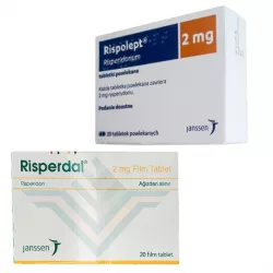 Рисполепт таб. 2мг (название Rispolept / Risperdal) №20 в Твери и области фото