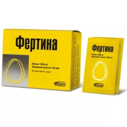 Фертина Инозит и Фолиевая кислота пак.саше 3г 30шт в Твери и области фото