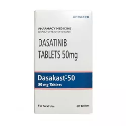 Дазатиниб (Dasakast) :: полный аналог Спрайсел :: таб. 50мг №60 в Твери и области фото