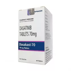 Дазатиниб (Dasakast) :: полный аналог Спрайсел :: таб. 70мг №60 в Твери и области фото